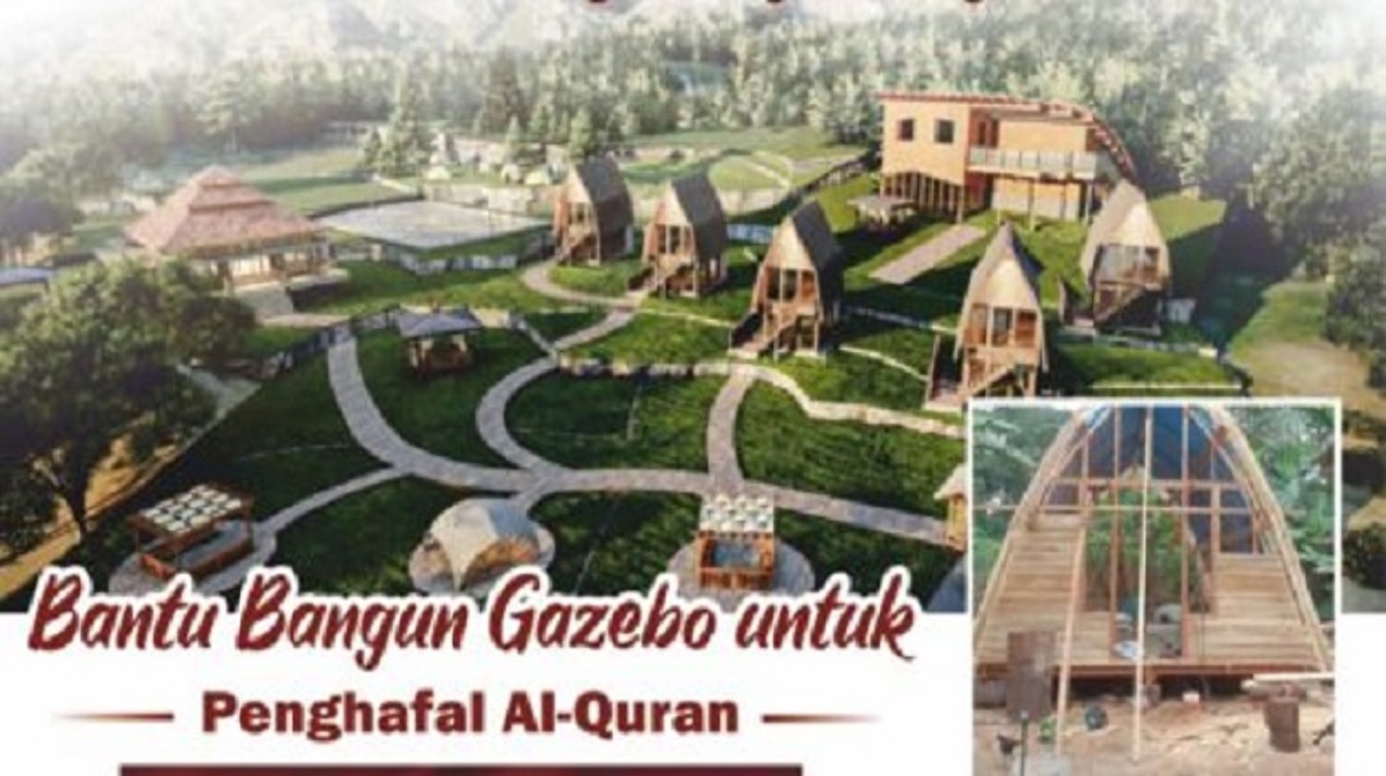 36 Mahasantri Al-Qur’an University Butuh Gazebo Untuk Menghafal Al-Qur’an