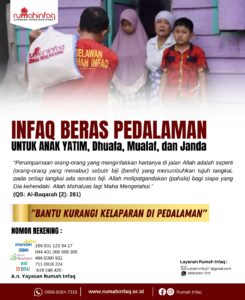 Infaq Beras untuk Anak Yatim dan Janda di Pedalaman Sumatera
